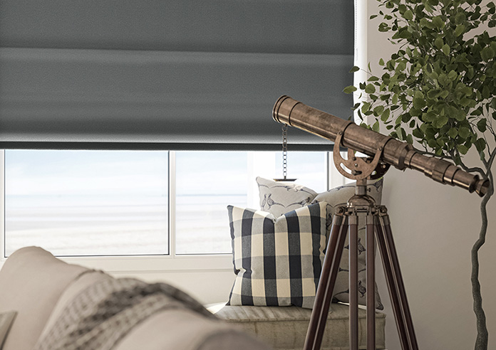 Sydney, Charcoal - Roman Blind - Image 5